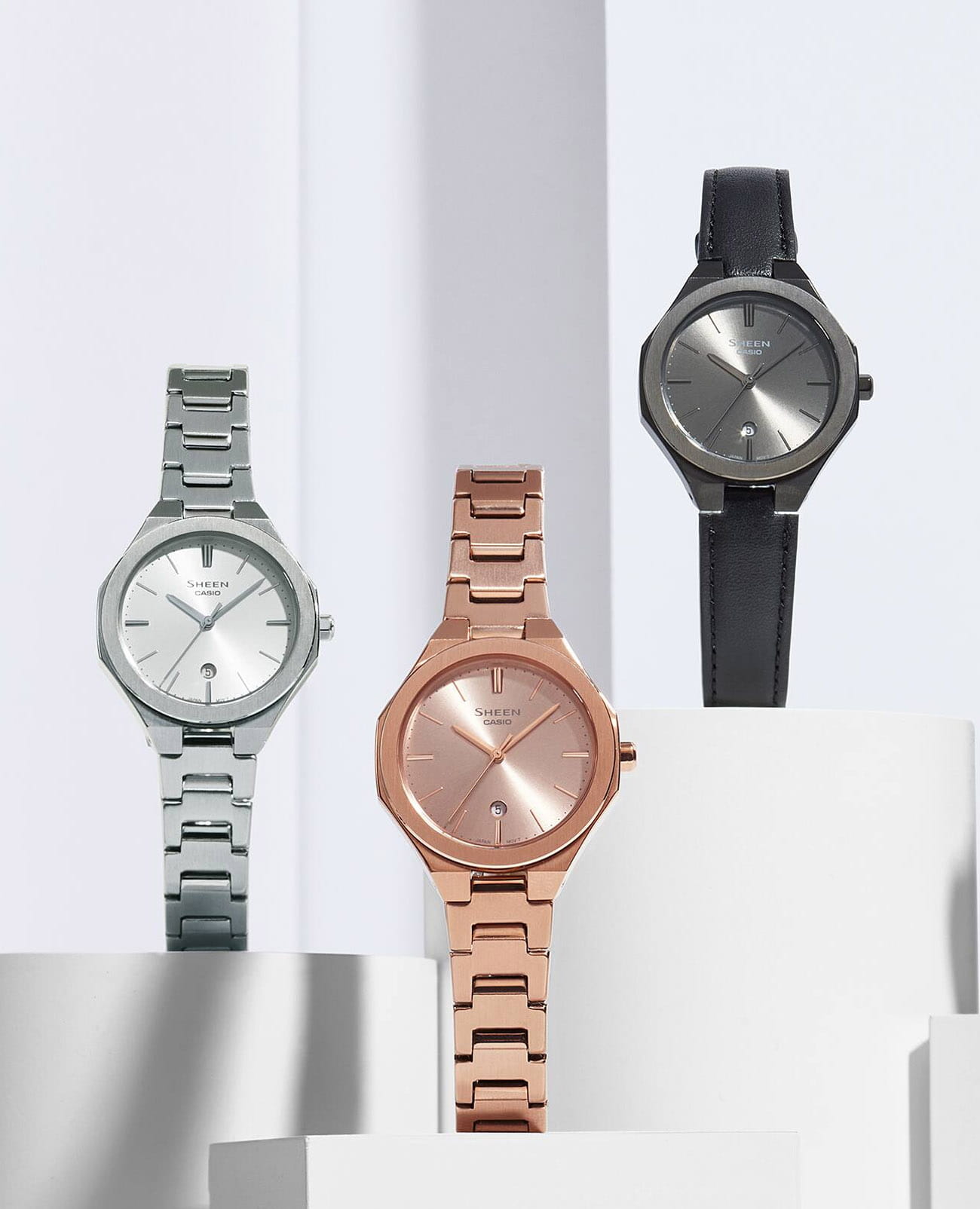 Casio Casio Sheen SHE-4563BL-8AUDF , наручные женские часы фото под углом