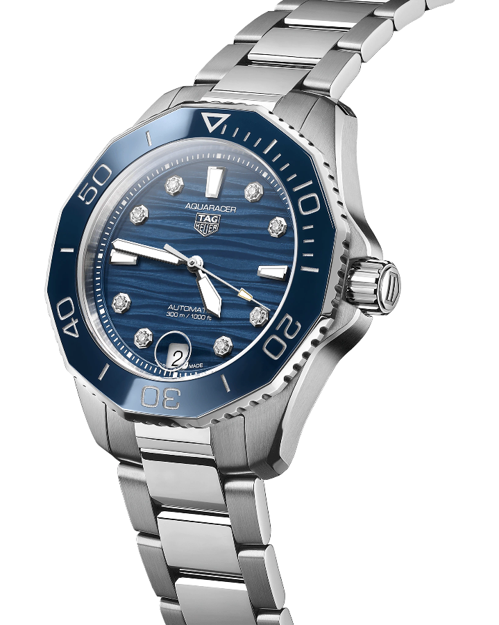 TAG Heuer TAG Heuer Aquaracer Professional 300 WBP231B.BA0618 женские часы синий циферблат на запястье