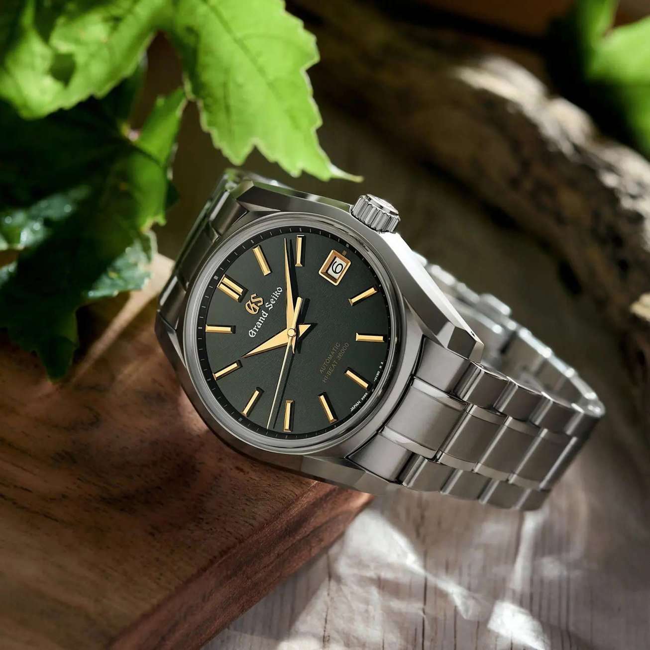 Seiko Seiko Grand Seiko SBGH271G, grand seiko япония мужские часы на браслете нержавеющая сталь боковой вид