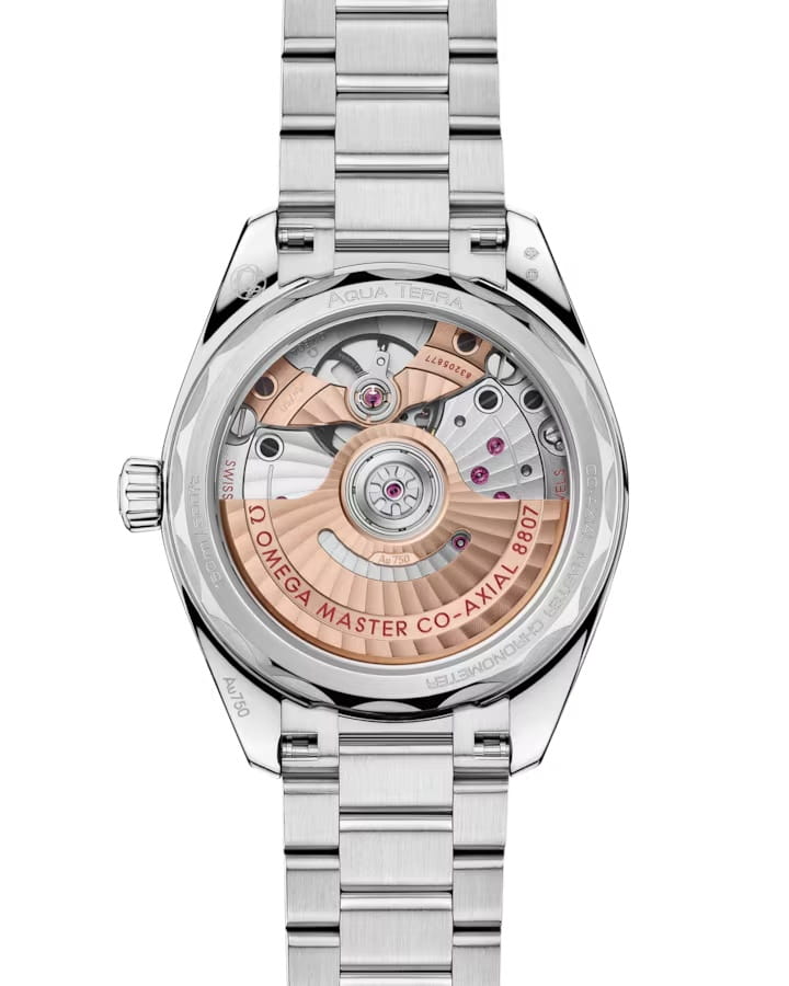 Omega Omega Seamaster Aqua Terra 220.55.34.20.60.002 Aqua Terra, наручные женские часы фото под углом