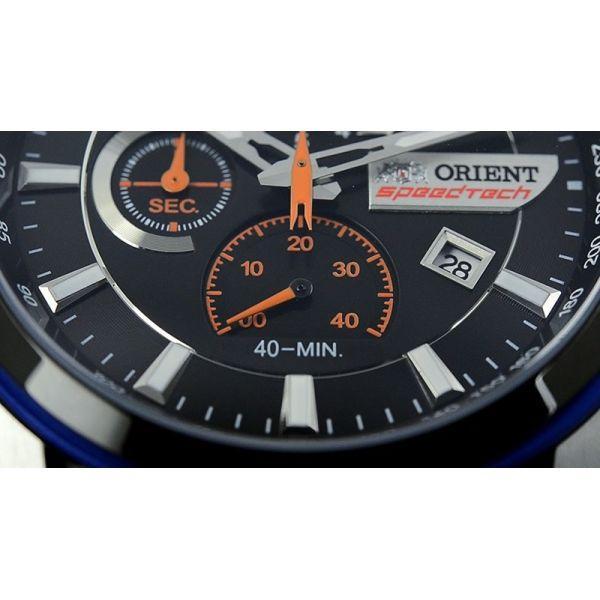 Orient Orient TZ00001B (STZ00001B), chronograph япония мужские часы на браслете  боковой вид