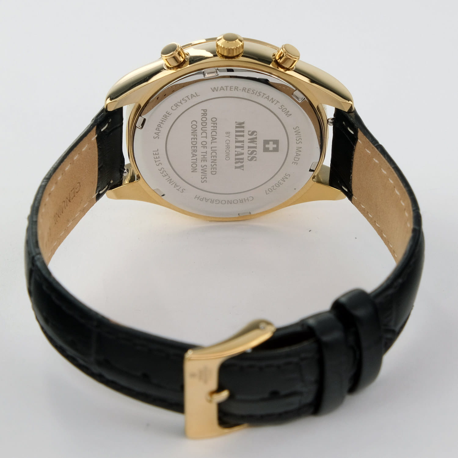 Swiss Military by Chrono Swiss Military by Chrono SM30207.07,  швейцария женские часы на браслете кожаный боковой вид