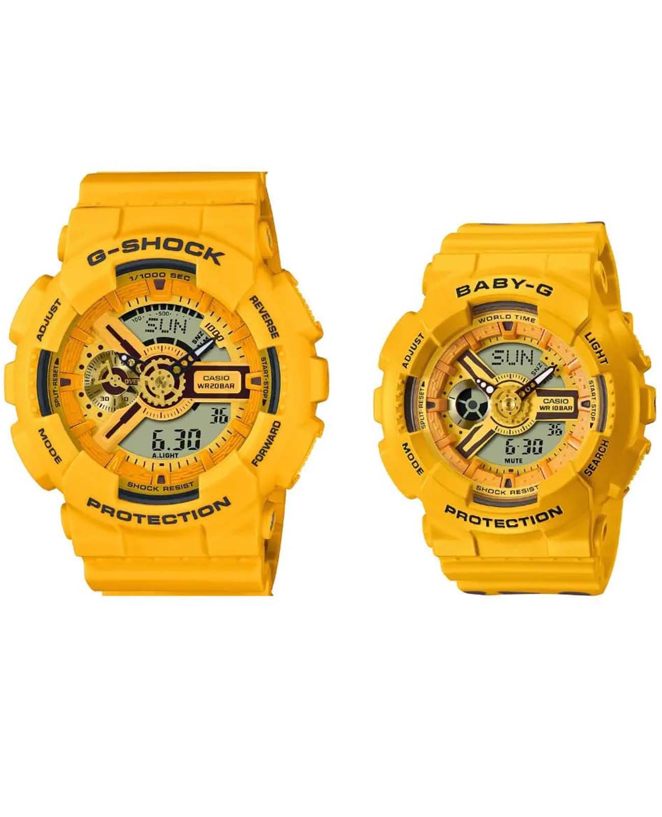 Casio Casio Pair Model SLV-22A-9ADR лимитированной серии SLV-22A-9ADR кварцевые   циферблат, браслет резина — вид спереди