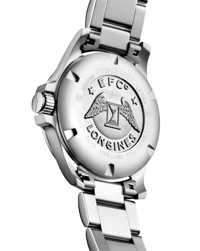 Longines Longines Conquest V.H.P. L3.716.4.76.6 , наручные мужские часы фото под углом