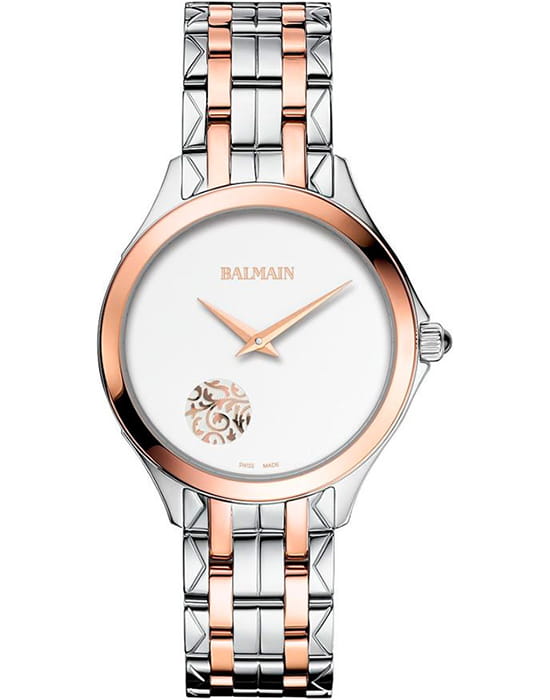 Balmain Balmain Flamea II B4758.33.16  B4758.33.16 кварцевые женские часы серебристый циферблат, браслет нержавеющая сталь с pvd-покрытием — вид спереди