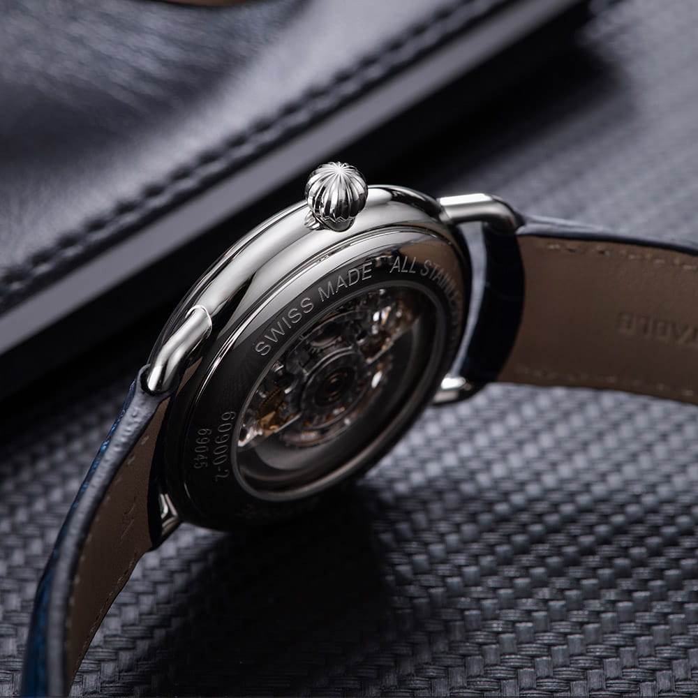 Aerowatch Aerowatch 1942 60900 AA22,  швейцария мужские часы на браслете кожаный боковой вид