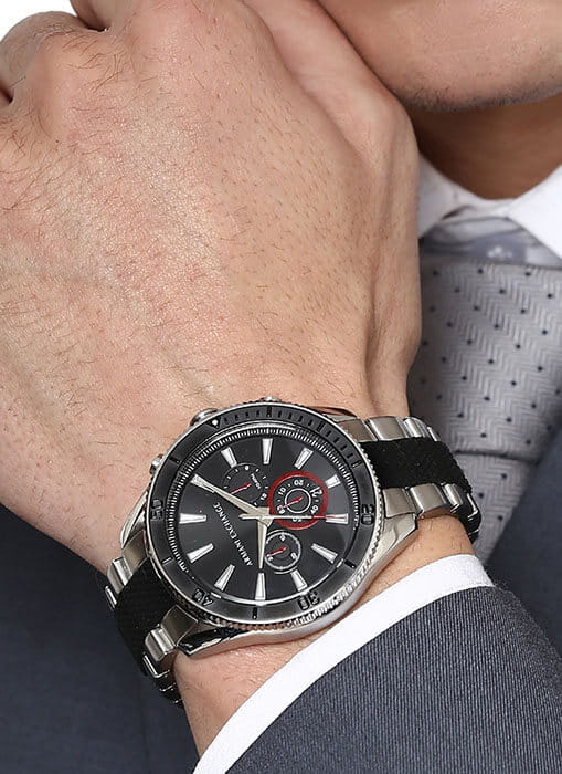 Armani Exchange Armani Exchange AX1813 мужские часы черный циферблат на запястье