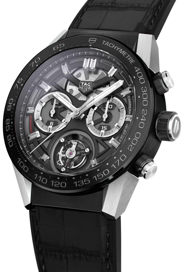 TAG Heuer TAG Heuer Carrera CAR5A8Y.FC6377 мужские часы черный циферблат на запястье