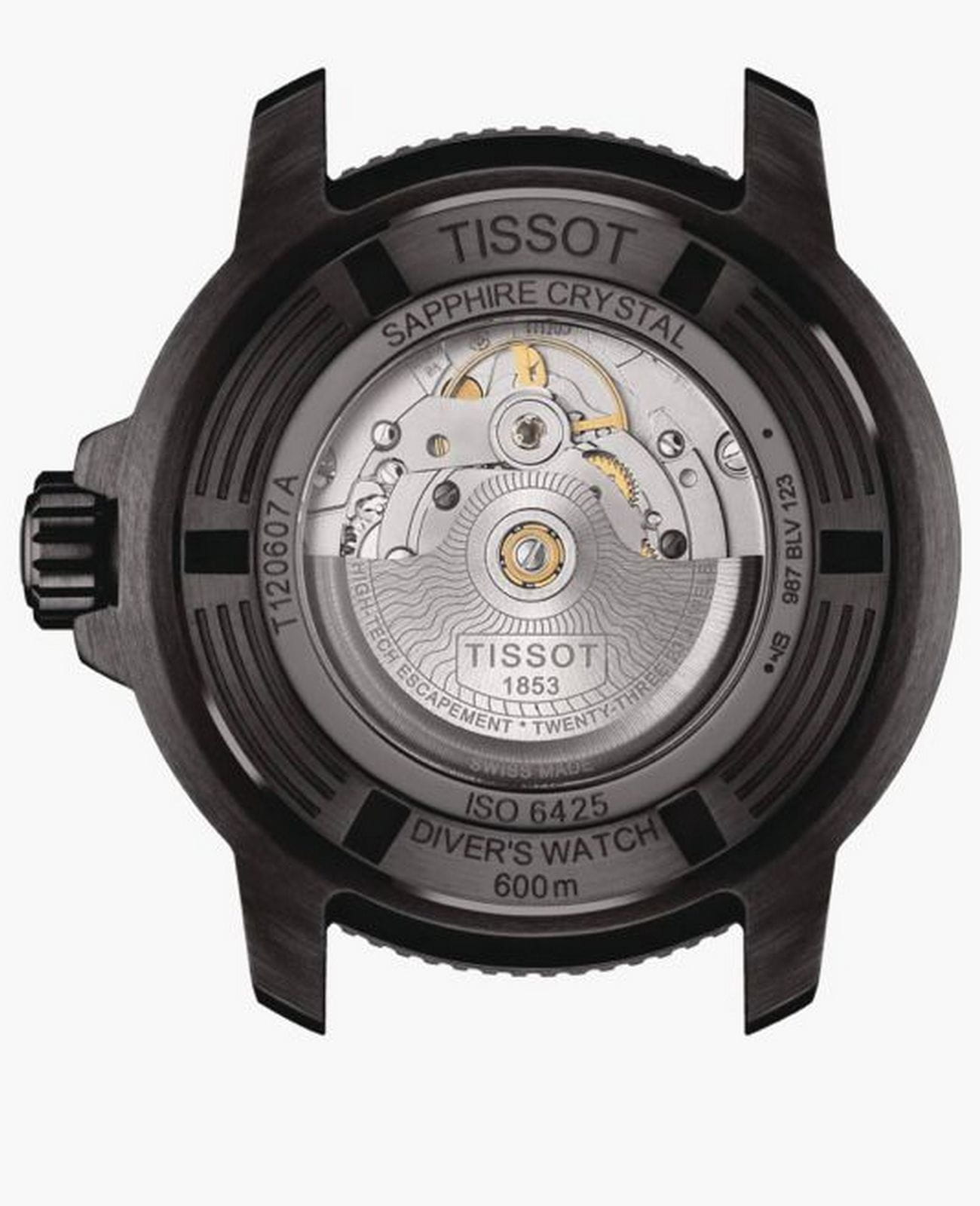 Оригинальные часы Tissot Tissot Seastar 2000 Professional T120.607.37.041.00 механические калибр механизма powermatic 80 общий вид