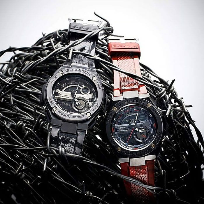 Оригинальные часы Casio Casio G-Shock GST-210M-4A электронные калибр механизма  общий вид