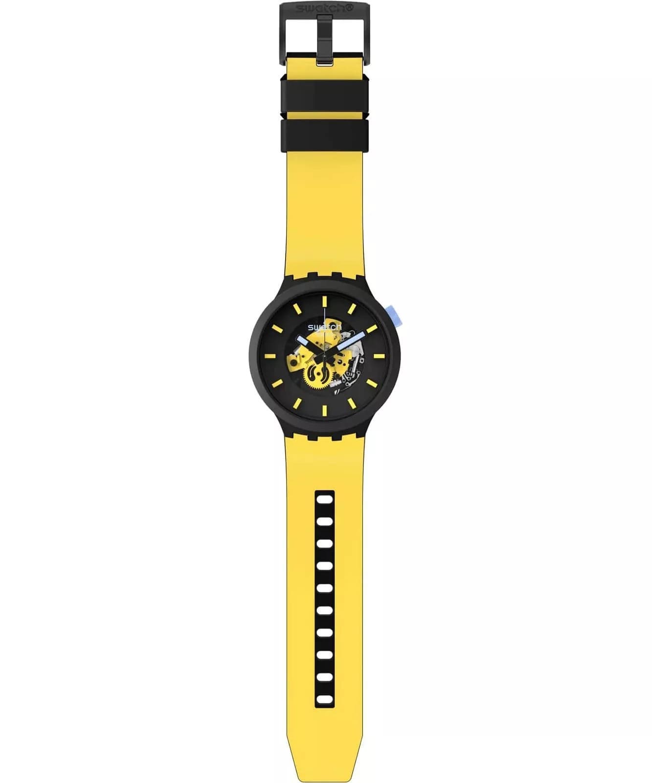 Swatch Swatch Big Bold Bioceramic Lacquered SB03B109 , наручные мужские часы фото под углом