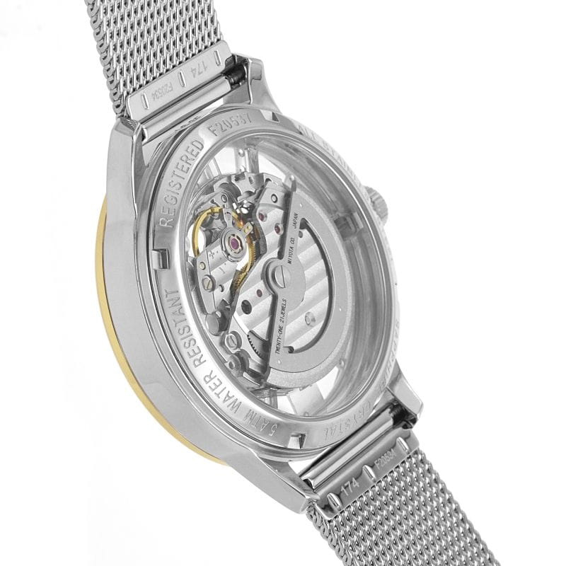 Festina Festina Automatic F20537/1 механические мужские часы часы крупный план серебристый циферблата