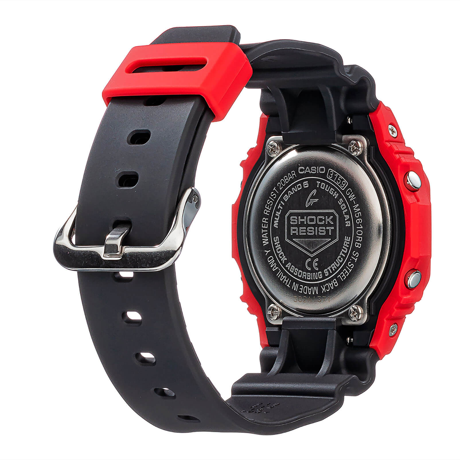 Оригинальные часы Casio Casio G-Shock GW-M5610RB-4 электронные калибр механизма  общий вид