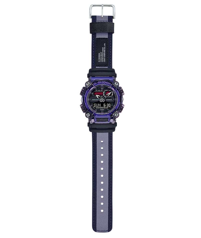 Casio Casio G-Shock GA-900TS-6ADR (GA-900TS-6AER), g-shock япония мужские часы на браслете кожа + текстиль боковой вид
