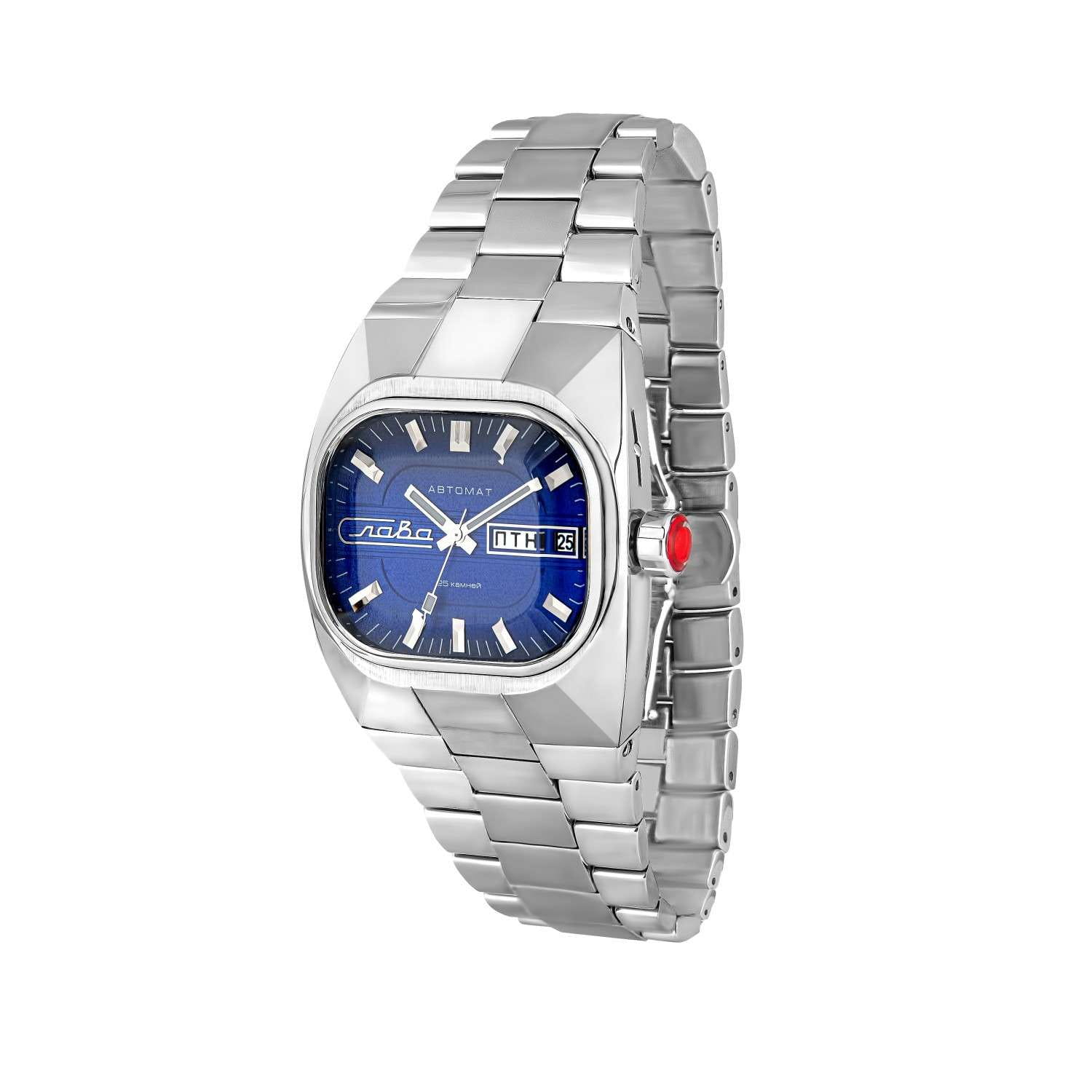 Оригинальные часы Слава Слава Танк 4320688/100-2427 механические калибр механизма слава 2427 общий вид