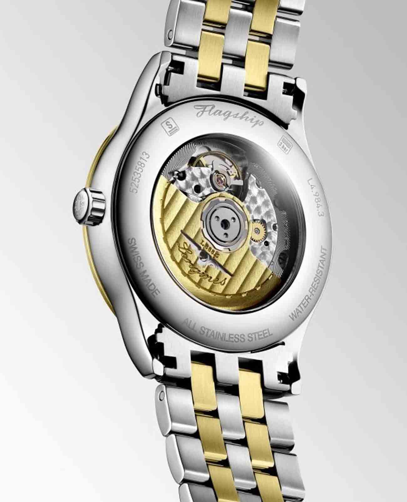 Longines Longines Flagship L4.984.3.37.7 , наручные мужские часы фото под углом