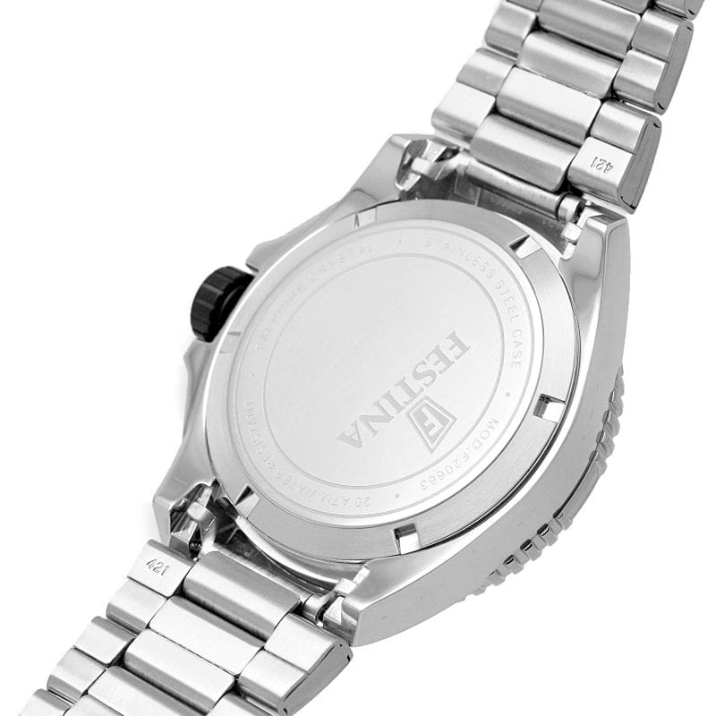 Festina Festina The Originals F20663/2,  испания мужские часы на браслете нержавеющая сталь боковой вид