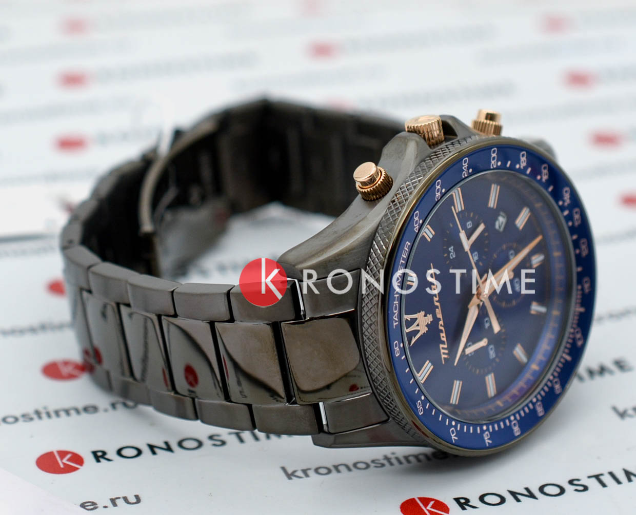 Maserati R8873640001 мужские часы застежка крупным планом