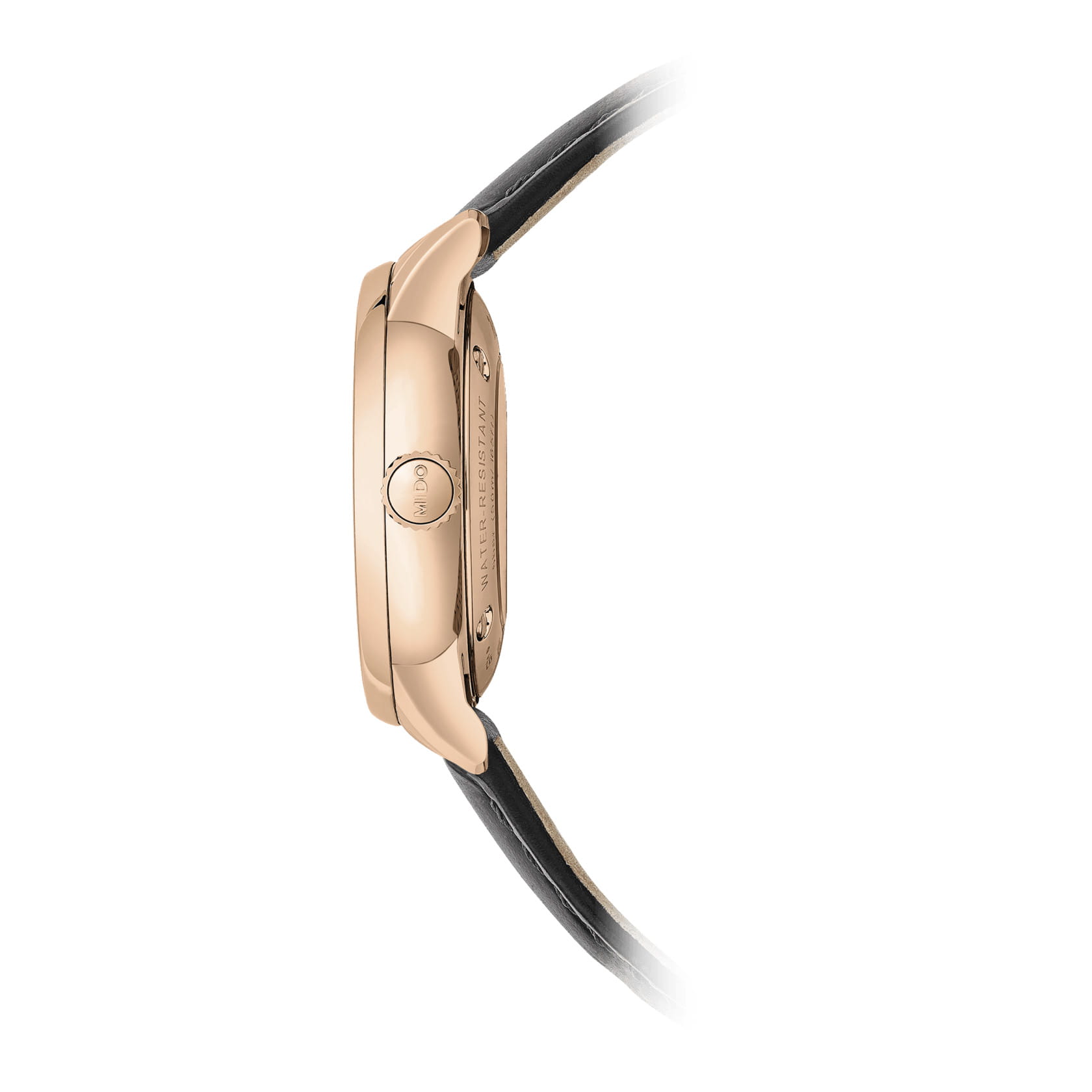 Mido Mido Baroncelli Signature Lady M037.207.36.031.00, baroncelli швейцария женские часы на браслете кожаный боковой вид