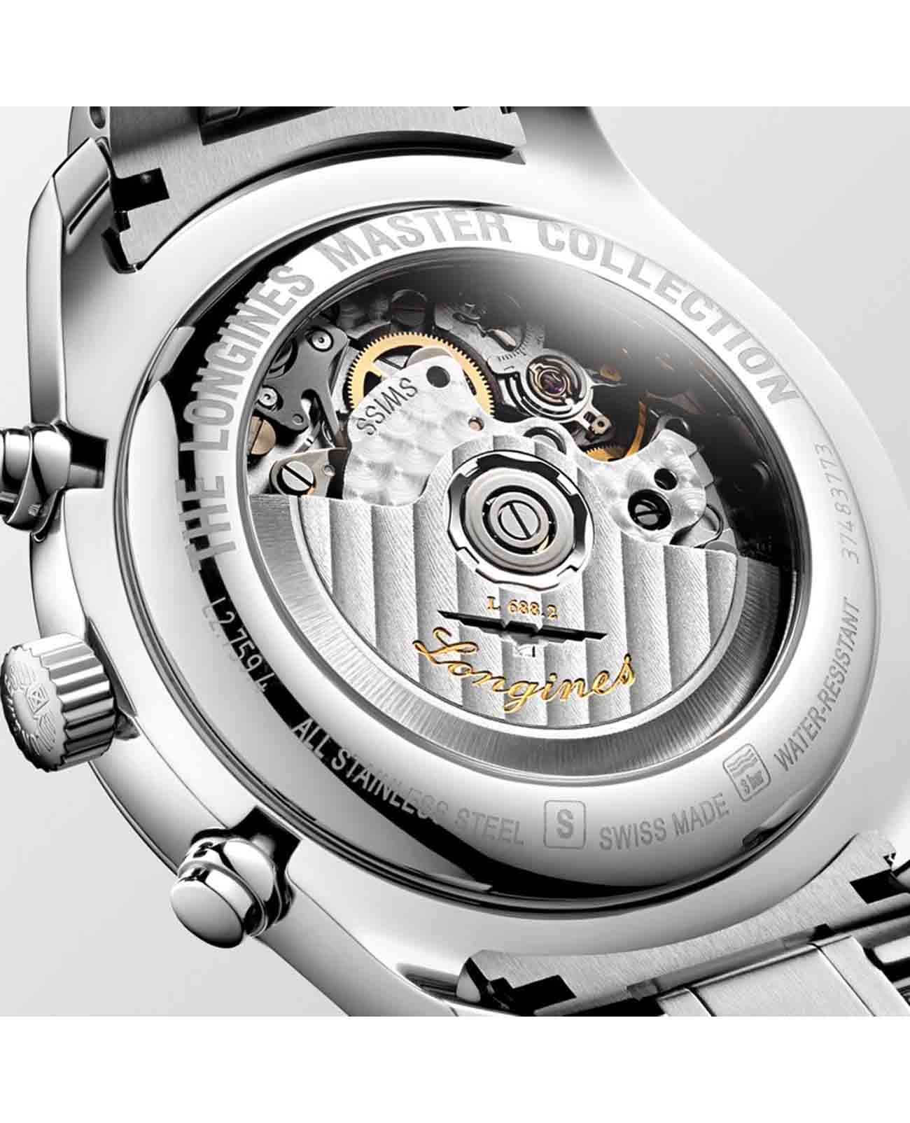 Longines L27594786 мужские часы застежка крупным планом