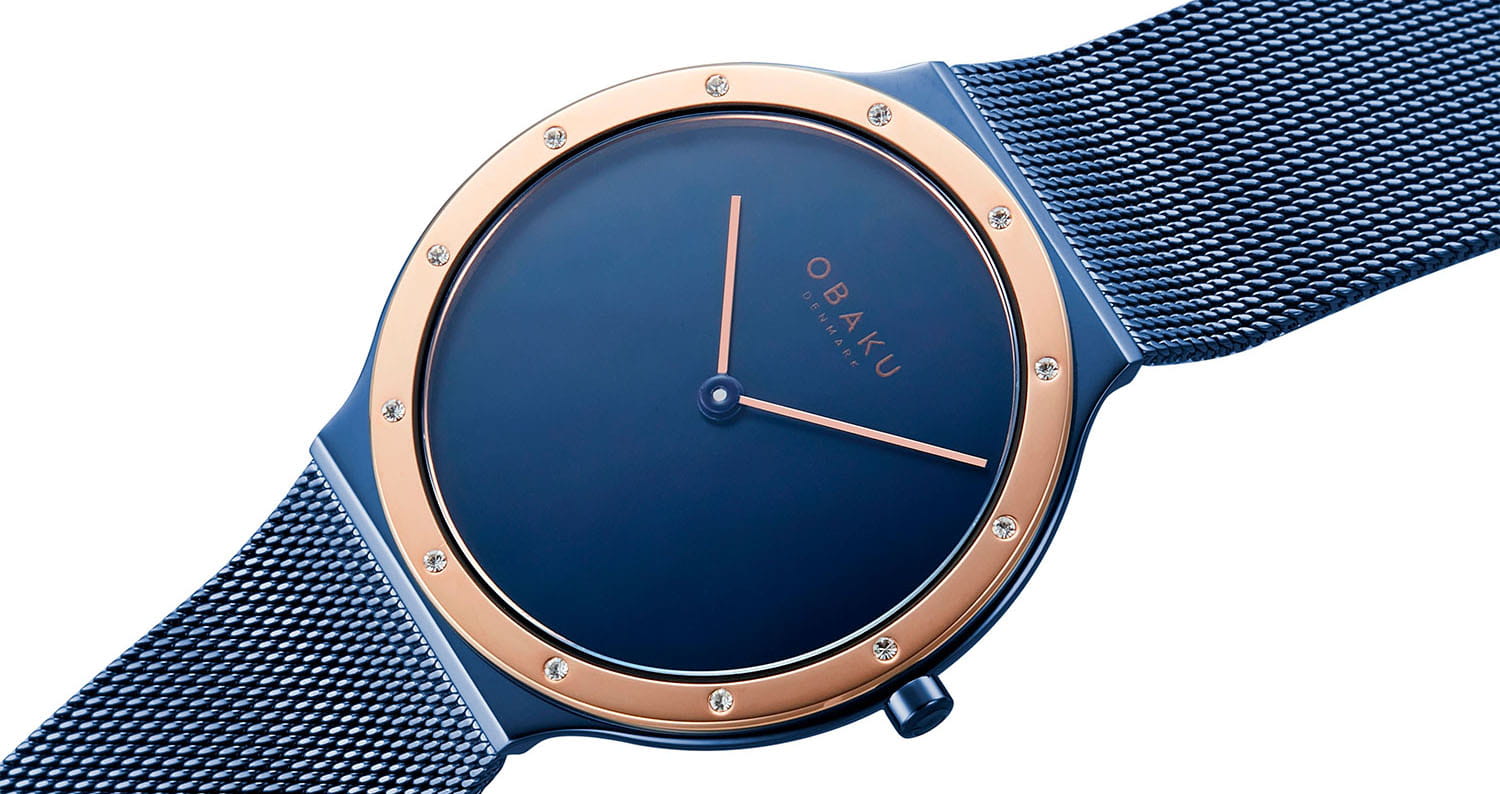 Obaku Obaku  Mesh  V285LESLML,  дания женские часы на браслете нержавеющая сталь боковой вид