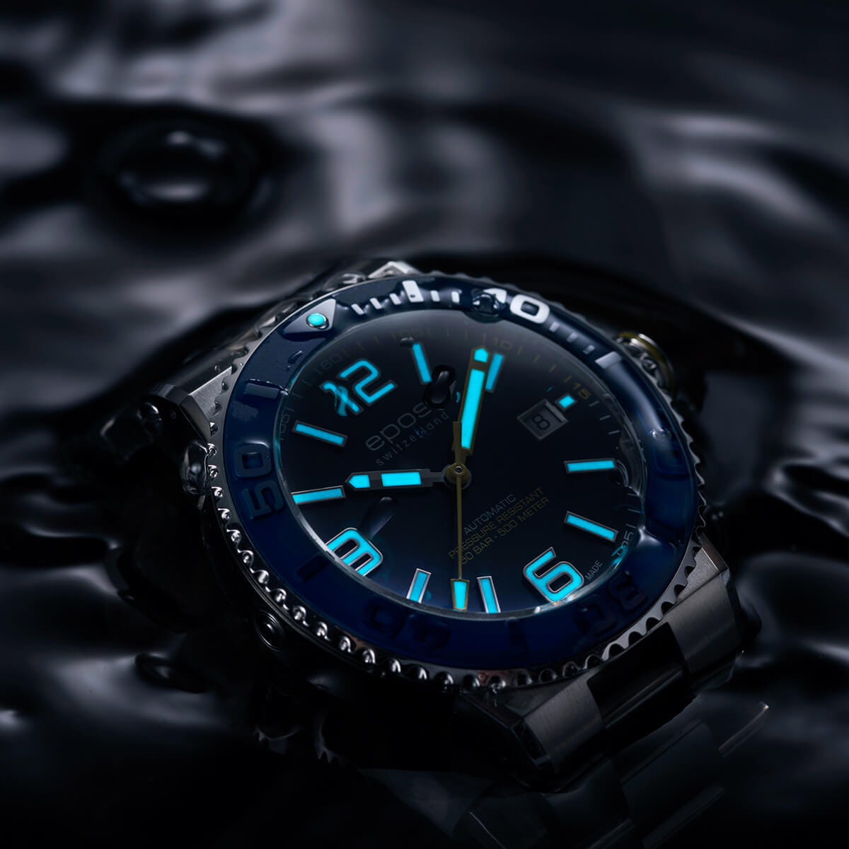 Epos Epos Diver 3441.131.96.56.30 на каждый день наручные часы, вид спереди