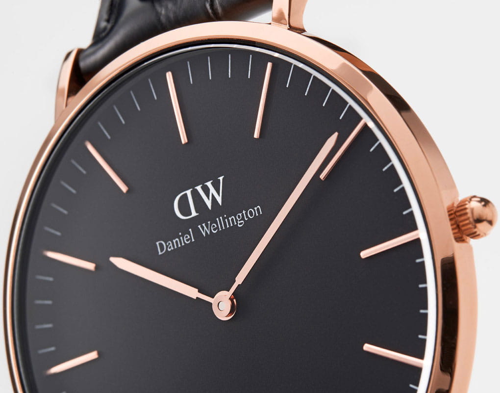 Daniel Wellington Daniel Wellington Classic Dover DW00100310,  швеция женские часы на браслете нейлон боковой вид