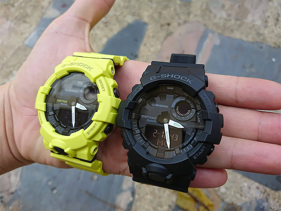 Casio Casio G-Shock GBA-800-9A мужские часы черный циферблат на запястье