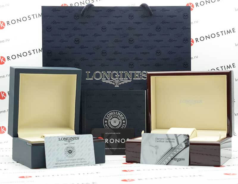 Longines Longines DolceVita L5.255.0.71.4  — детали корпуса и кожаный