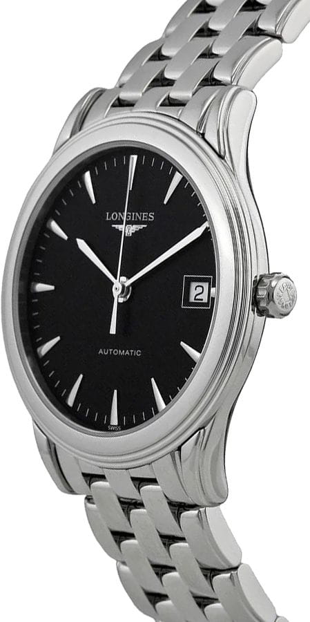 Longines Longines Flagship L4.774.4.52.6 , наручные мужские часы фото под углом