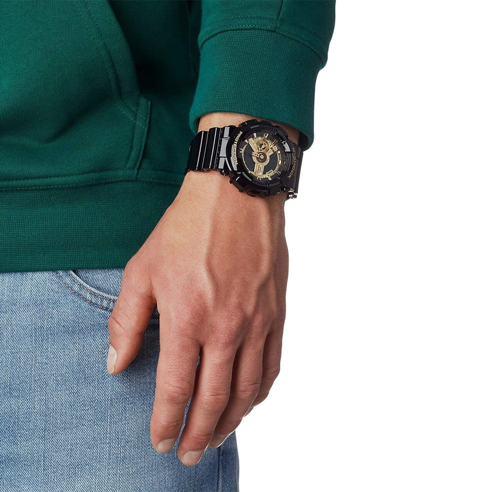 Casio Casio G-Shock GA-110GB-1A GA-110, наручные мужские часы фото под углом