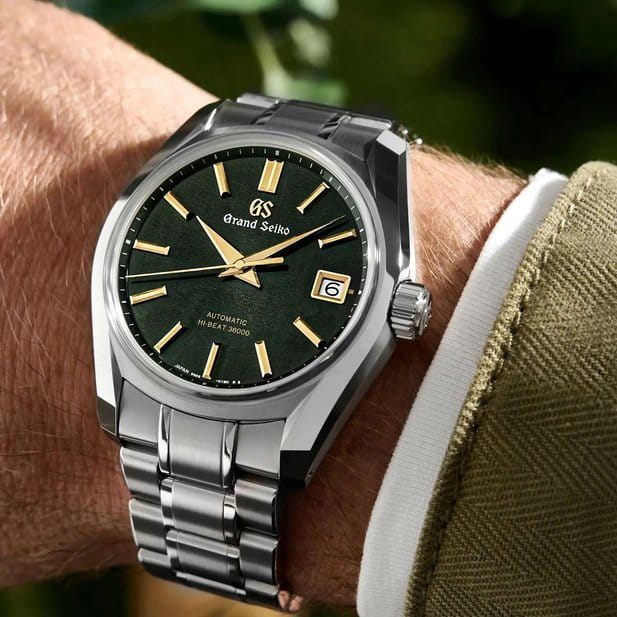 Seiko Seiko Grand Seiko SBGH271G , наручные мужские часы фото под углом
