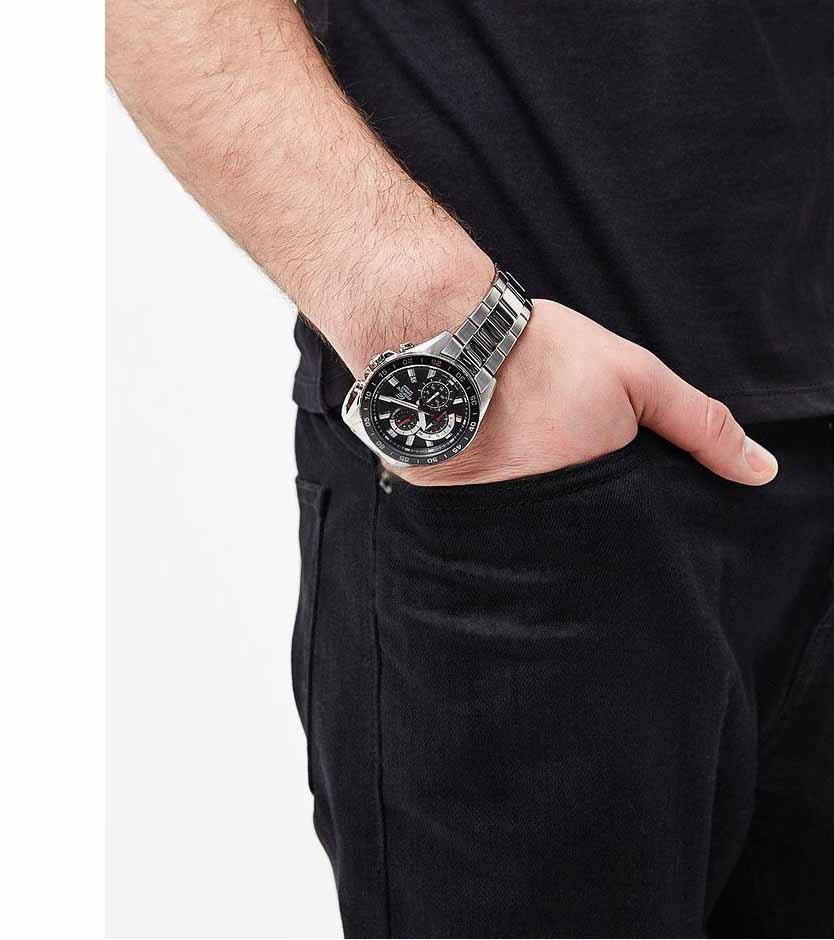 Casio Casio Edifice EFV-550D-1AVUDF (EFV-550D-1A) EFV-550, наручные мужские часы фото под углом