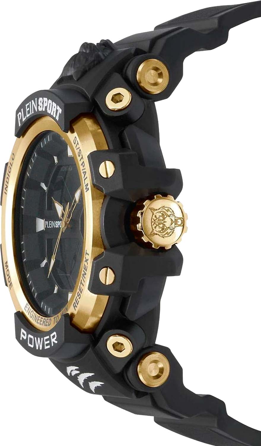 Plein Sport Plein Sport Combat PSNBA0523,  германия мужские часы на браслете силикон боковой вид