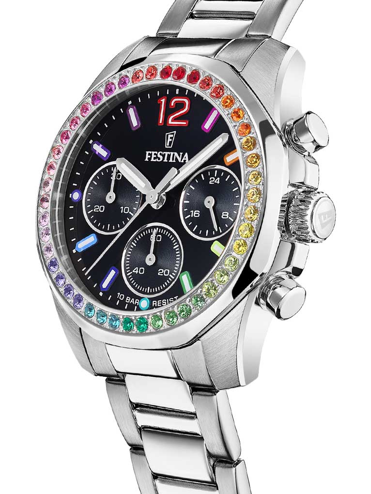 Festina Festina Boyfriend F20606/3,  испания женские часы на браслете нержавеющая сталь боковой вид