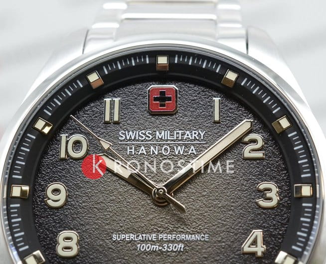 Swiss Military Hanowa Swiss Military Hanowa Greyhound SMWGG0001503,  швейцария мужские часы на браслете нержавеющая сталь боковой вид