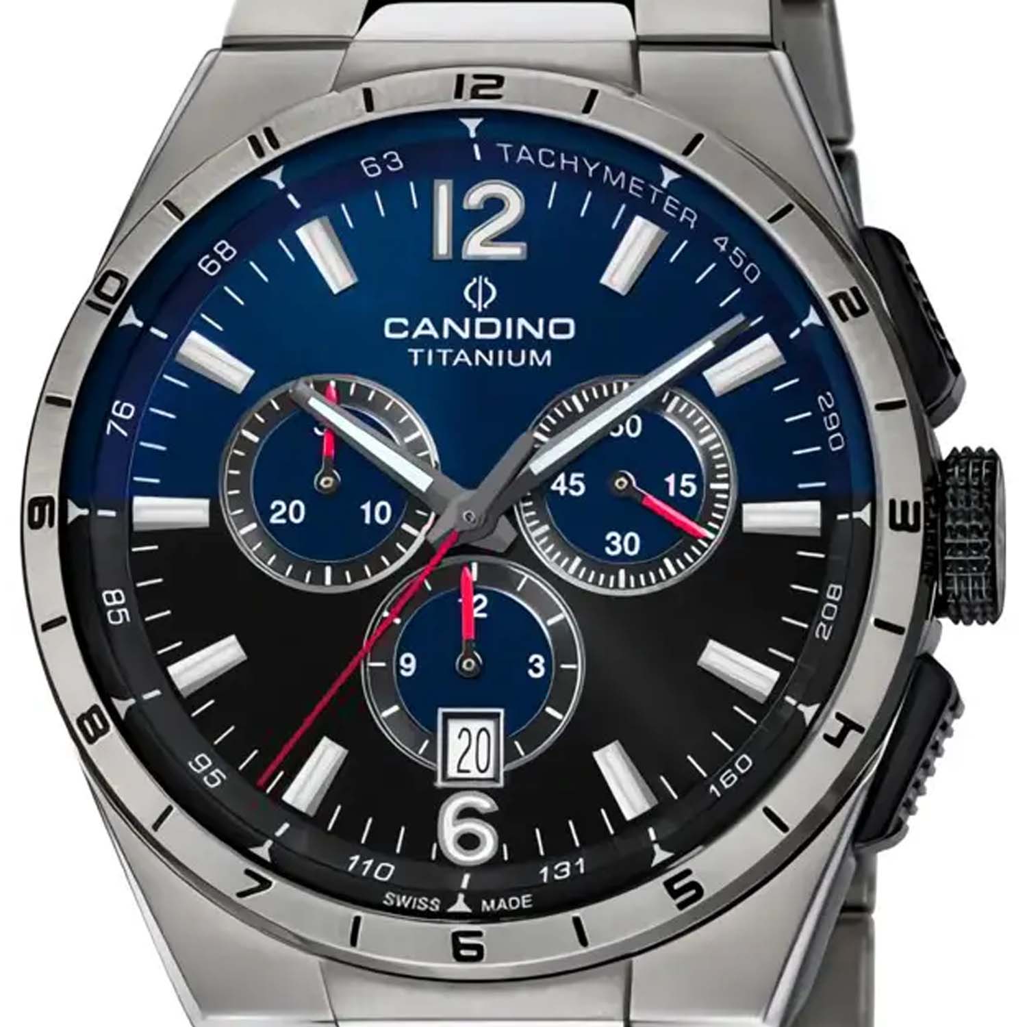 Candino Candino Titanium Chrono C4603/M , наручные мужские часы фото под углом