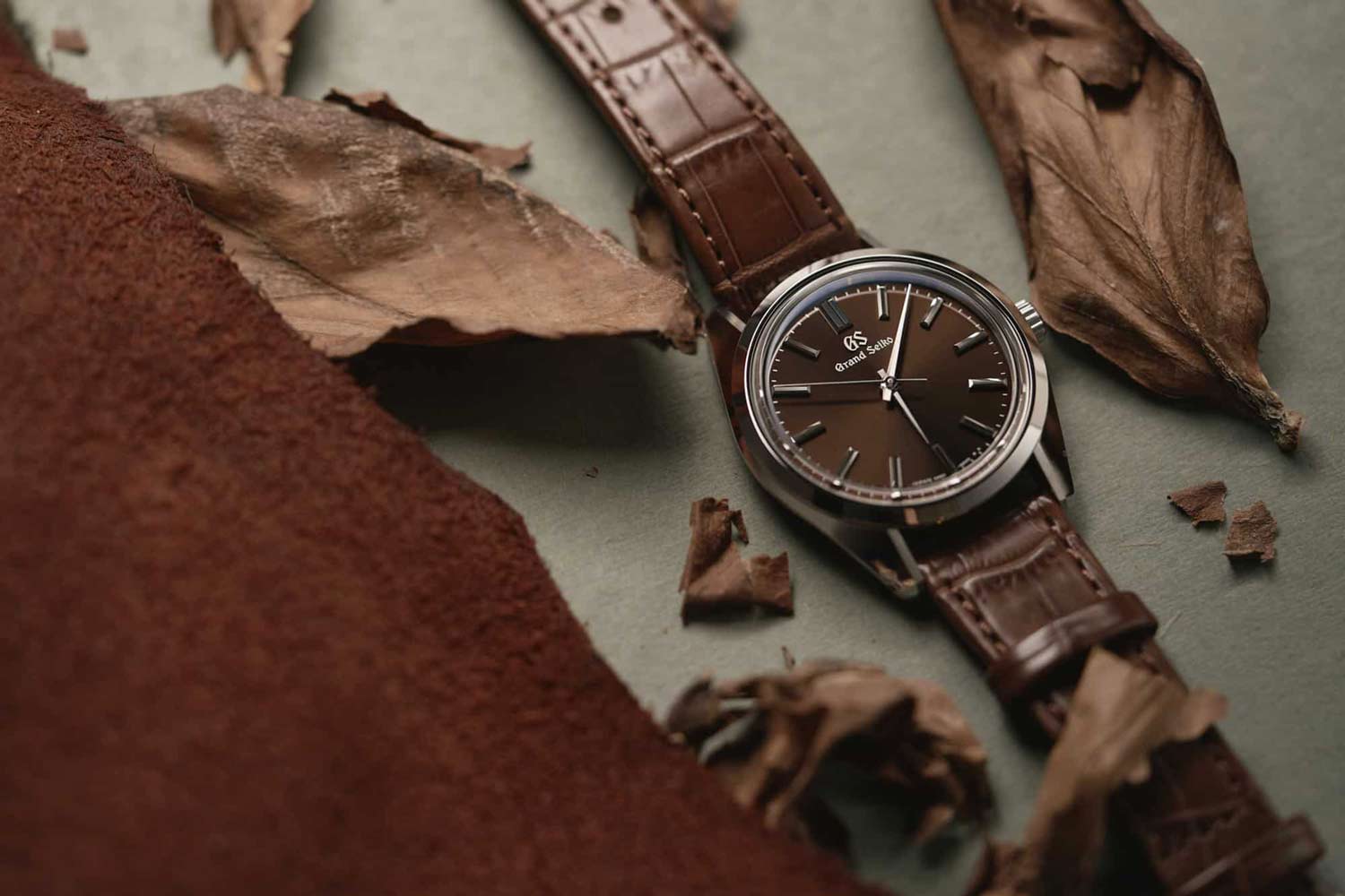 Оригинальные часы Seiko Seiko Grand Seiko SBGW293G механические калибр механизма 9s64 общий вид