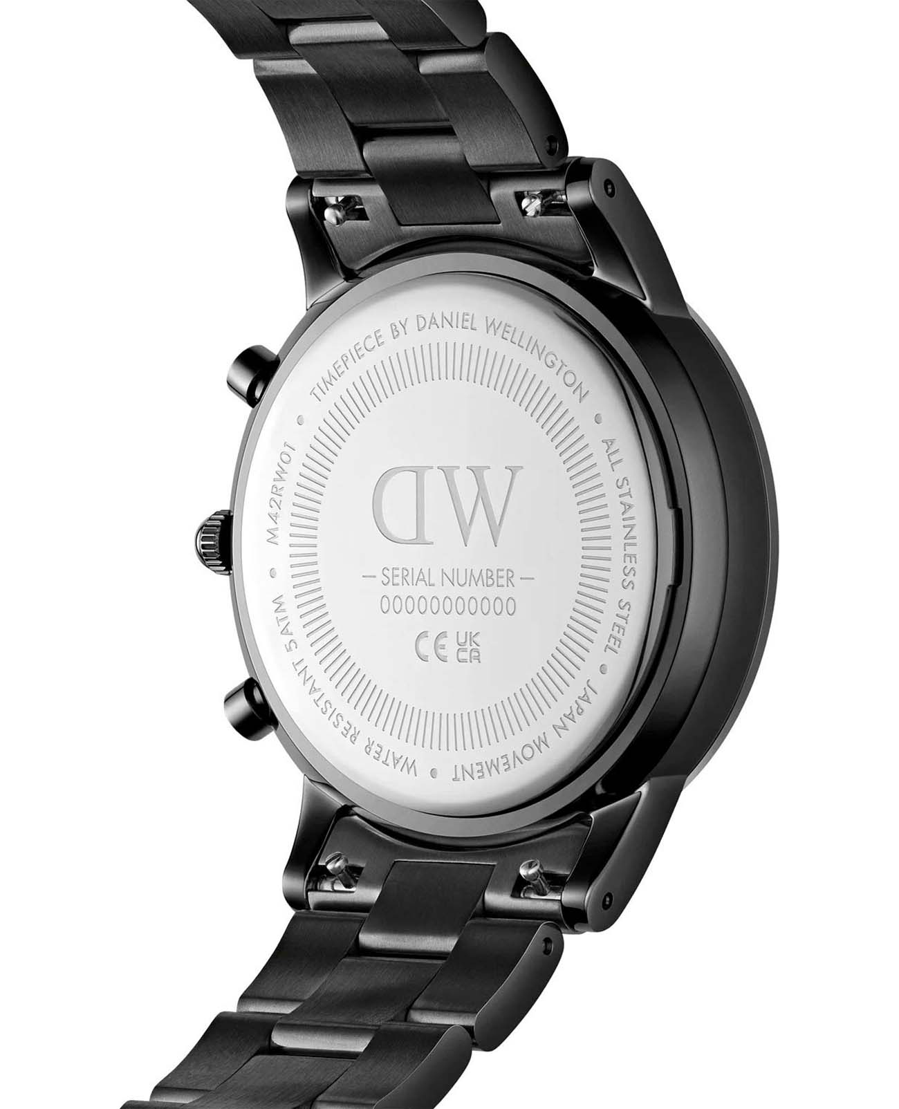 Daniel Wellington Daniel Wellington Iconic Link Arctic DW00100642, iconic швеция мужские часы на браслете нержавеющая сталь с pvd-покрытием боковой вид