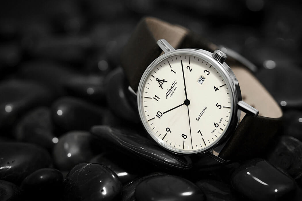 Atlantic Atlantic Seabase 60352.41.95 швейцария наручные мужские часы заводная головка с логотипом Atlantic