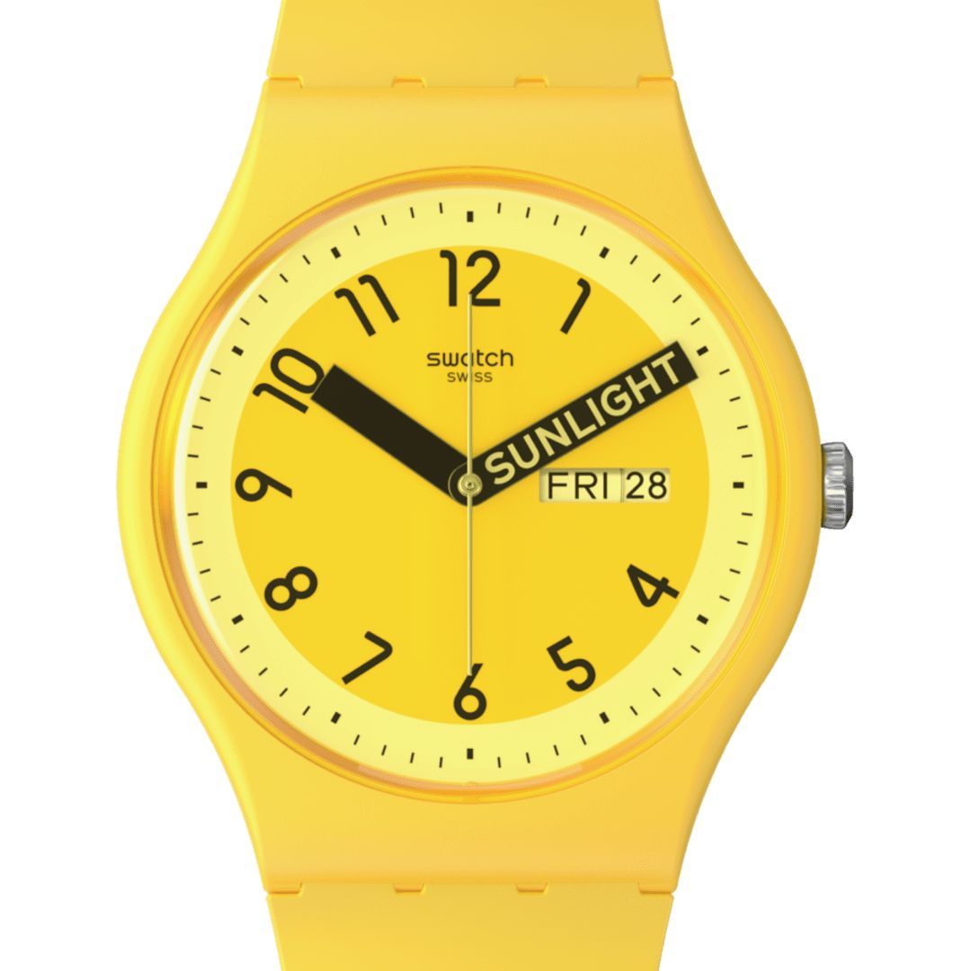 Swatch Swatch New Gent Biosourced SO29J702, gent швейцария женские часы на браслете силикон боковой вид