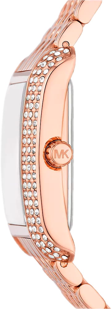 Michael Kors Michael Kors Emery MK4743,  сша женские часы на браслете нержавеющая сталь с pvd-покрытием боковой вид