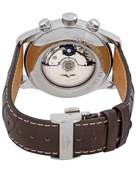 Longines Longines Master Collection L2.859.4.78.3  — детали корпуса и кожаный