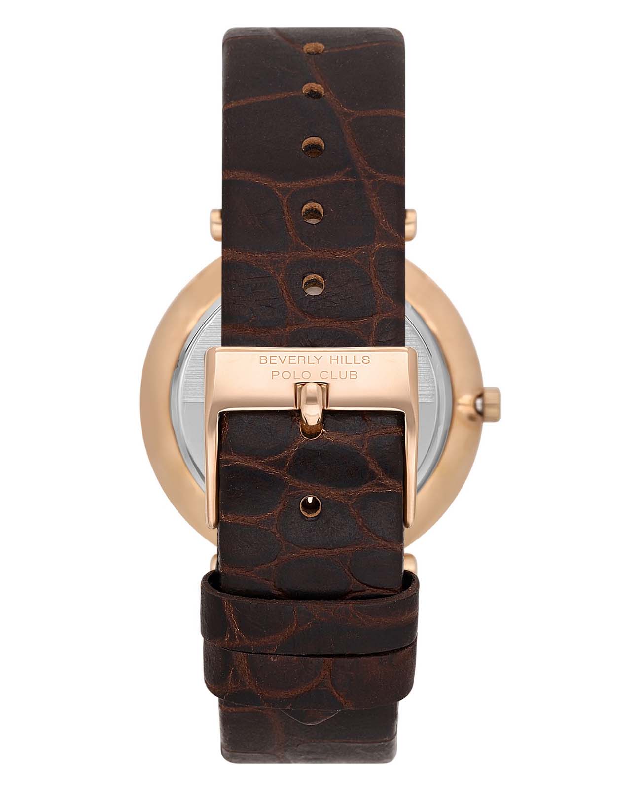 Beverly Hills Polo Club Beverly Hills Polo Club Quartz BP3615X.432,  сша мужские часы на браслете кожаный боковой вид