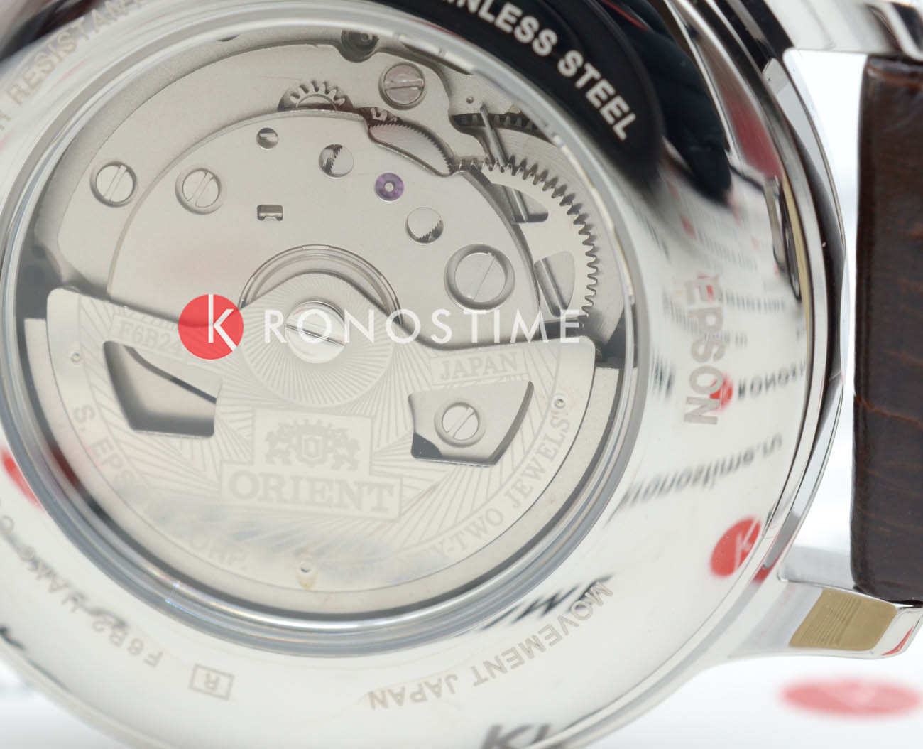 Оригинальные часы Orient Orient Sun & Moon RA-AK0803Y (RN-AK0803Y) механические калибр механизма  общий вид