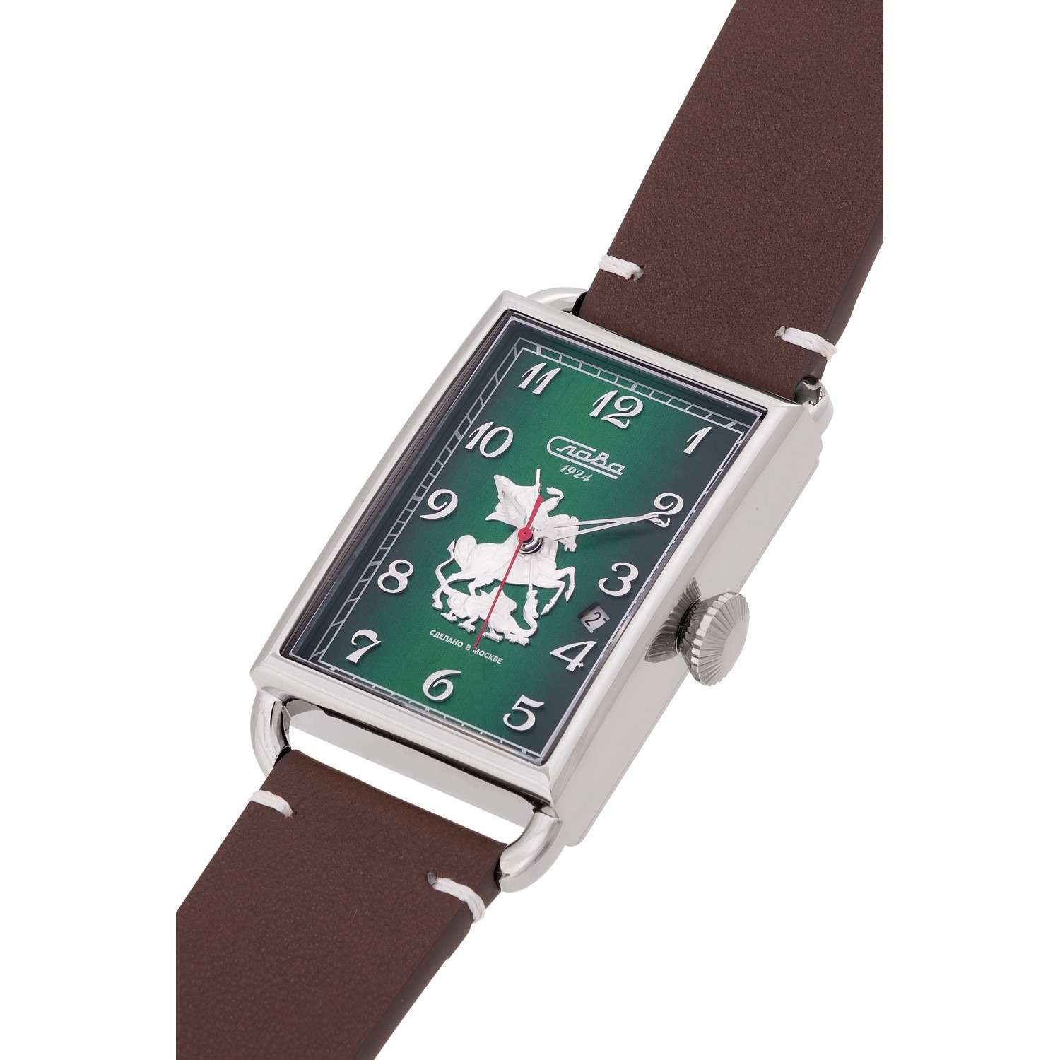 Слава 8700783/300-2414 мужские часы застежка крупным планом