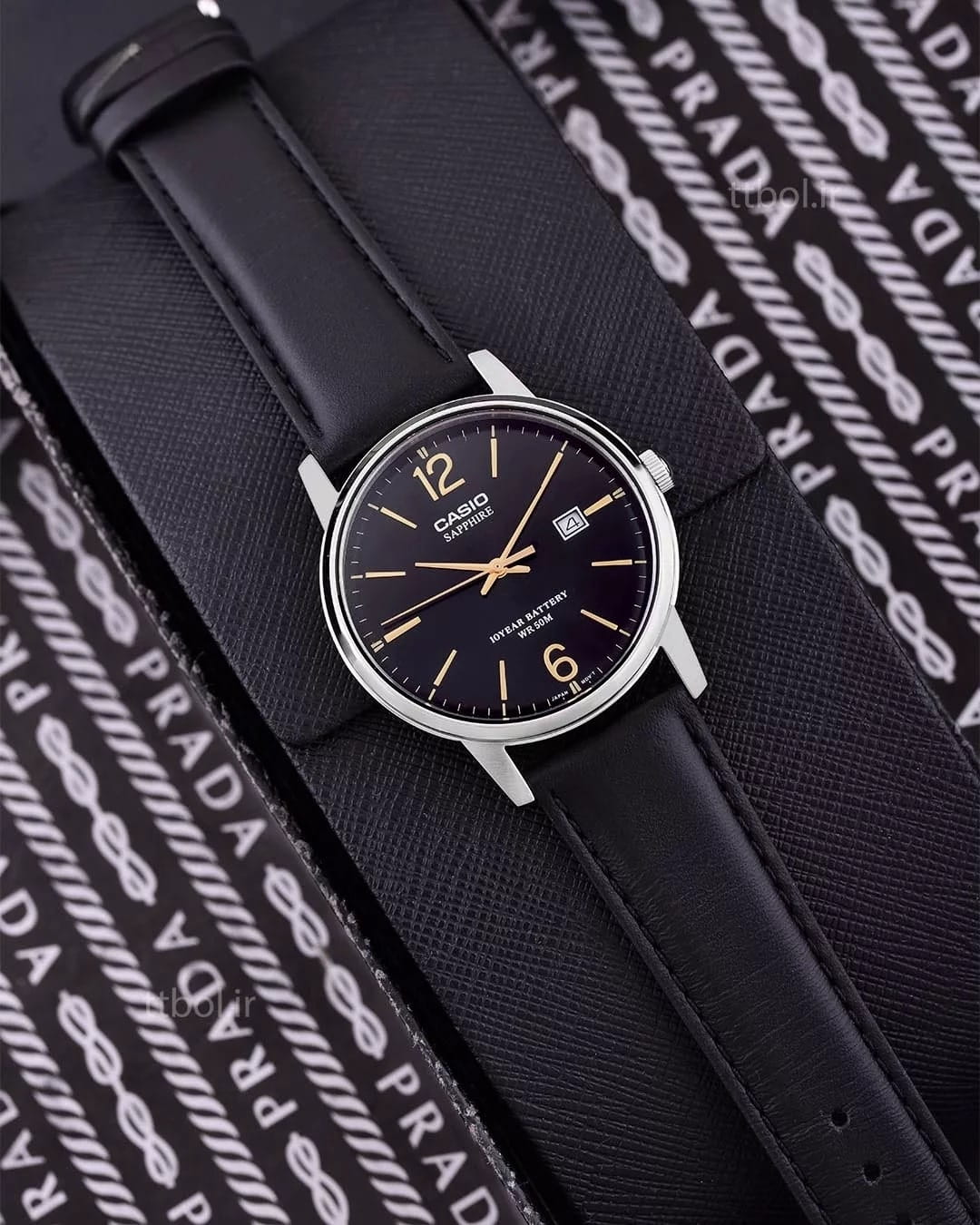 Casio Casio Collection MTS-110L-1A  - задняя крышка металл сталь корпуса, япония часы