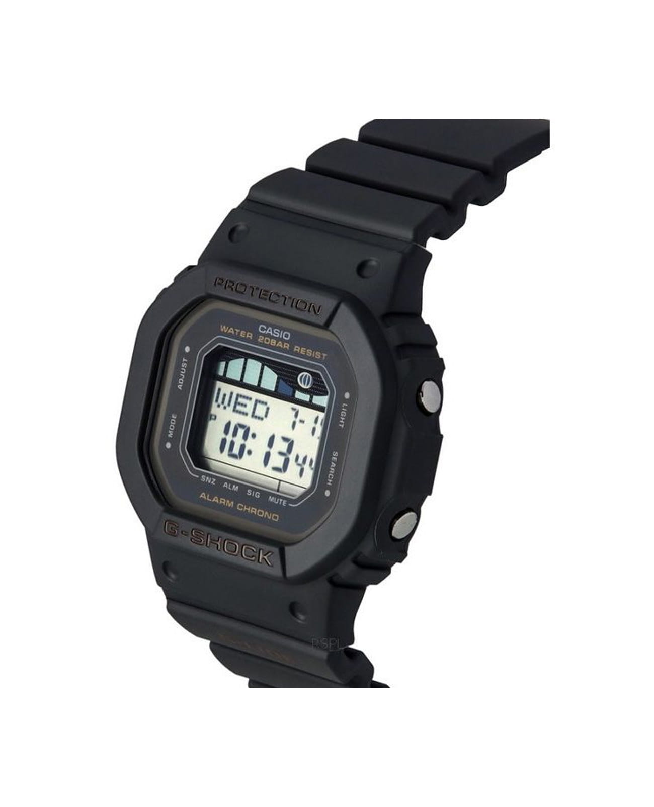 Casio Casio G-Shock GLX-S5600-1DR (GLX-S5600-1), g-shock япония женские часы на браслете пластик боковой вид