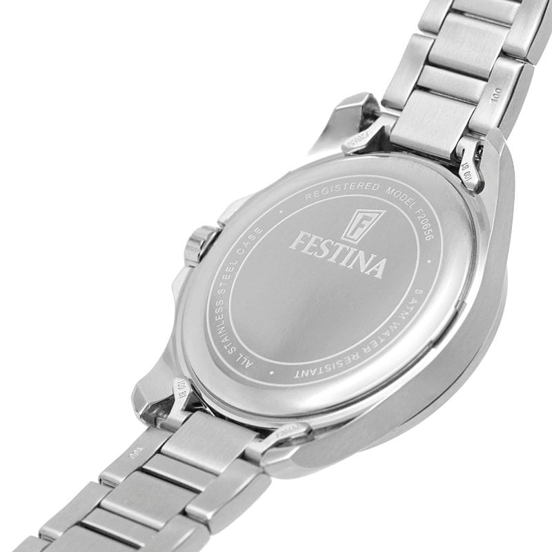 Festina Festina Solar F20656/4 мужские часы черный циферблат на запястье