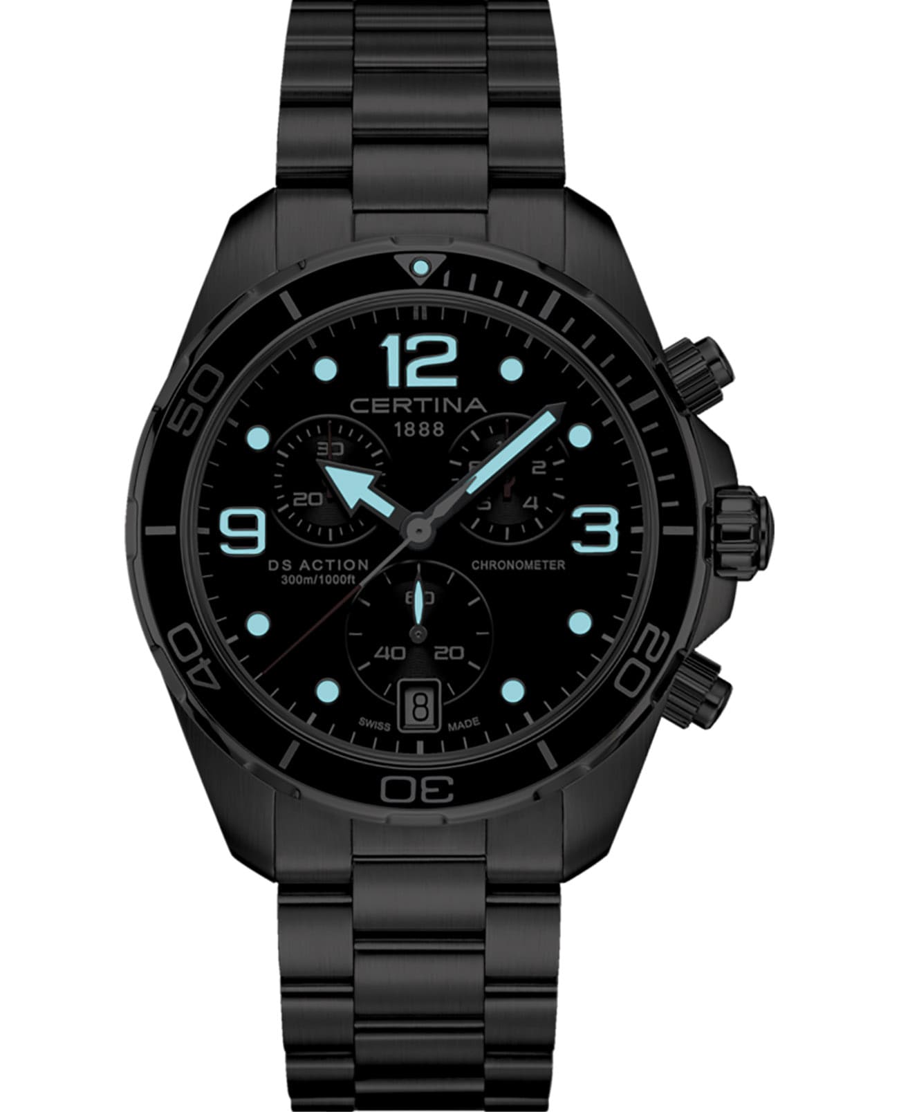 Certina Certina DS Action Chrono COSC C032.434.11.047.00 C0324341104700 оригинальные мужские часы в комплекте с коробкой